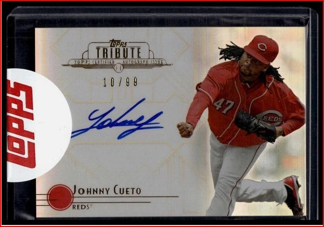 2014 Topps Tribute - Autographs Johnny Cueto #TA-JCU /99 (AU) SEALED REDEMPTION! - Image 1 of 2
