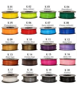 Filament PLA 1.75mm Producent 1KG Dla farm 3d pasuje do bambu lab ams - Zdjęcie 1 z 12