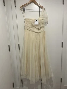 Brand New Red Valentino One-shoulder Bow Maxi Dress (Size IT48/UK16) RRP£1957 - Picture 1 of 13