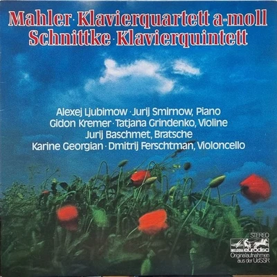 Gidon Kremer, Bashmet, Georgian: Schnittke & Mahler- Piano Qt, Quintet/ Eurodisc - Image 1 of 3