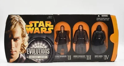 Star Wars Evolutions - Anakin Skywalker to Darth Vader Action Figure 3-Pack - Image 1 of 2