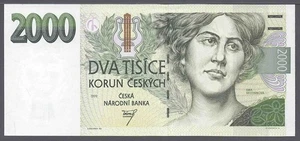 Czech Republic 1999 - 2000 Korun P-22 UNC *RR* - Picture 1 of 2