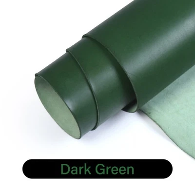 WUTA 2.2-3.0mm Grueso Encerado Grano Completo Vegetal Curtido Cuero de Vaca 10 x 20cm Foto 1 de 4