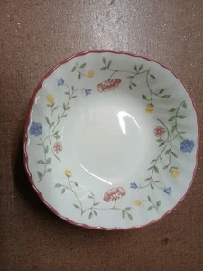 EUC * 6er SET, ~ Johnson Bros SOMMER CHINTZ ~ QUADRATISCHE Müslischalen - Bild 1 von 5