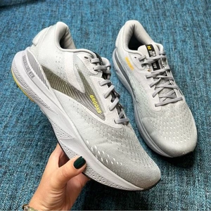Zapatos para correr Brooks Adrenaline GTS 24 en aleación blanco dorado fusión para hombre 11,5 AMPLIOS - Imagen 1 de 9