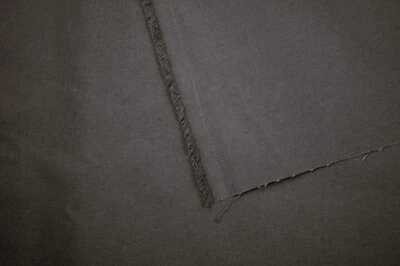 2+ Yard Solid Gray Strong Thin Cotton Polyester Blend Fabric 91" X 62" - Image 1 of 2