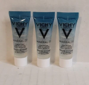 3x Vichy Mineral 89 Fortifying & Plump Daily Booster travel size .16 floz/5 mL - Picture 1 of 3