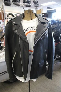First Classics Leather Gear Leather Zip Up Jacket Men's Large - Picture 1 of 9