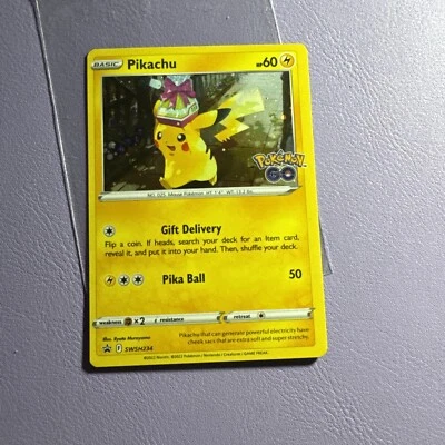 Pikachu (SWSH234) - Sword & Shield Black Star Promo - Pokemon Card - NM - Image 1 of 2