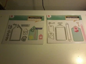 2X CUTTING & EMBOSSING DIES FOR SCRAPBOOKING MIX (J4429) - Picture 1 of 2