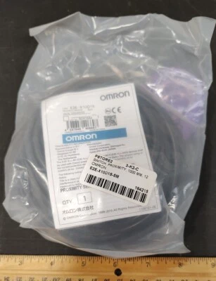NEW Omron E2E-X10D1S-5M 5m cord M30 Cylinder Prox Switch 12-24VDC 10mm detect A3 - Image 1 of 4