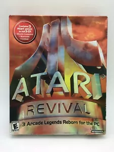 Atari Revival - 3 Arcade Legends Reborn for PC - Sealed Big Box PC - Picture 1 of 10