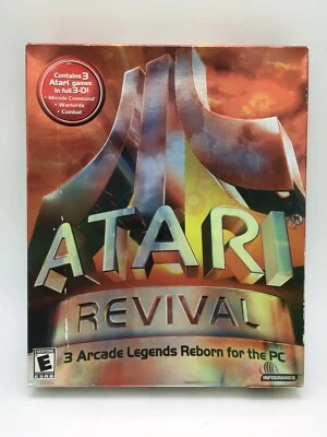 Atari Revival - 3 Arcade Legends Reborn for PC - Sealed Big Box PC - Image 1 of 4