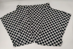 Pantalone donna Cato taglia 18/20W pull on fondo a campana nero bianco check estivo boho - Foto 1 di 11