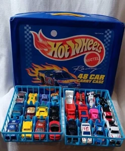 Hot Wheels Lot 24 Cars Maisto Hot Wheels 70s 80s More Mattel 48 Car Carry Case - Picture 1 of 17