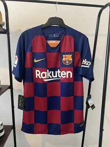FC BARCELONA 2019 2020 Home Shirt Soccer Jersey Nike Genuine BNWT Medium - Picture 1 of 13