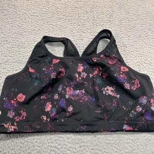 Livi Bra 18/20 Sports Bra Low Impact No Wire Floral Lane Bryant Activewear - Picture 1 of 8