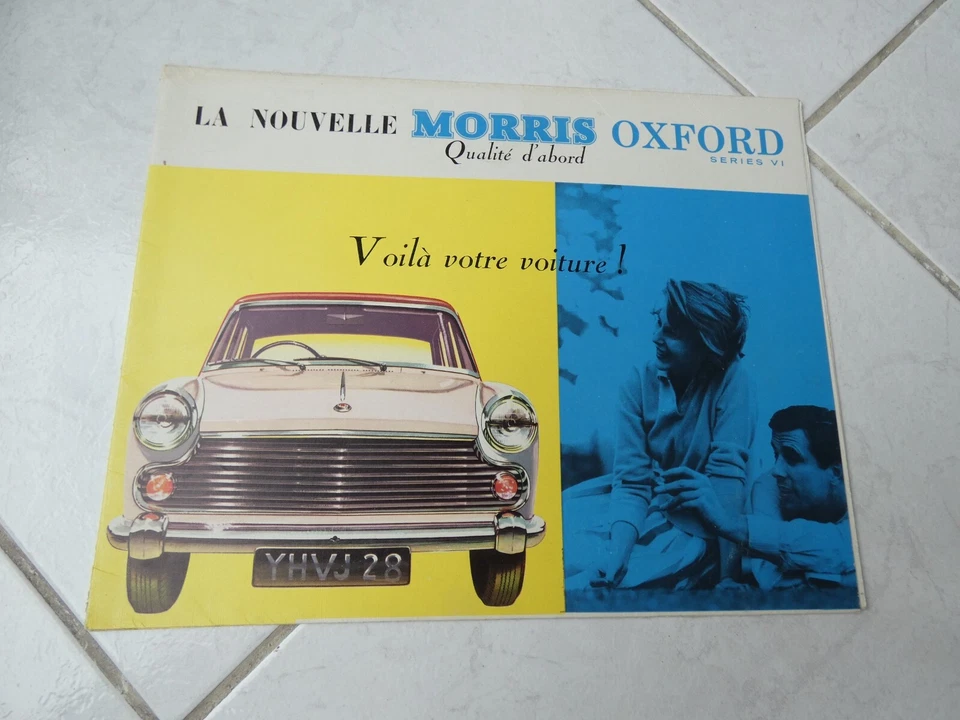 Morris Oxford Serie VI 1961 Opuscolo Catalogo Opuscolo Prospetto - Immagine 1 di 1