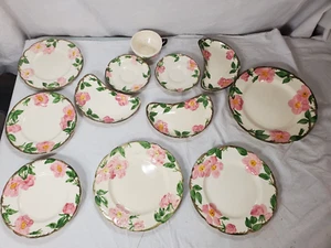 Lot Of 12 Franciscan Desert Rose Hand Painted Dinnerware 199, 99, 166, 73, etc. - Picture 1 of 14