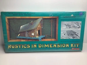 New Sealed Vintage Rustics in Dimensions Kit 12004 Whistle Stop 24”x12”x2.5” DIY - Picture 1 of 12