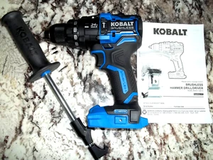 NEW Kobalt 24V XTR KXHD 124B-03 24Volt Brushless Hammer Drill/Driver w/ Handle - Picture 1 of 1