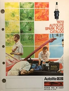 1970 Autolite Spark Plug & Tune-Up Kit Catalog M 200F - Foto 1 di 2