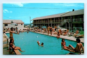 Lot of 2 NJ Postcards Bay Head Manor Motel White Sands Motel Pleasant Beach  - Picture 1 of 4