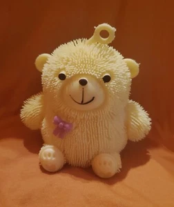 LED Flashing Light Up Squishy Yoyo Stress Puffer Bear Ball Sensory Toy 4.5" - Picture 1 of 4