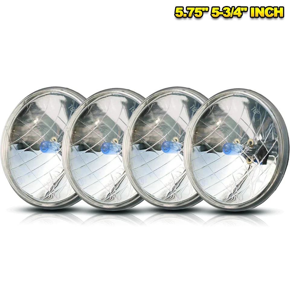 Faros cromados 4 piezas 5,75 5-3/4" para Cadillac DeVille 62-74 Calais 65-74 Foto 1 de 4