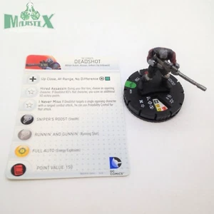 Heroclix Batman: Arkham Origins set Deadshot #016 ¡Figura poco común con tarjeta! - Imagen 1 de 1