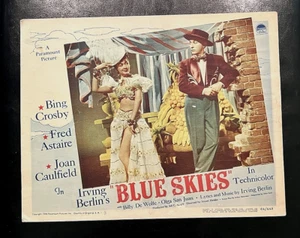 CIELI BLU 1946 CARTOLINA LOBBY ORIGINALE, BING CROSBY, FRED ASTAIRE, JOAN CAULFIELD - Foto 1 di 1