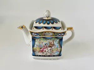 Teiera vintage Sadler Bone China NOTTI DI MEZZA ESTATE SOGNO 4444 William Shakespeare - Foto 1 di 8