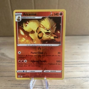 Arcanine 020/195 Reverse Holo Pokemon TCG Sword & Shield Silver Tempest NM - Afbeelding 1 van 4