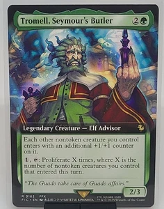 Tromell, Seymour's Butler - Extended Art R Magic The Gathering Commander: Final Fantasy M/NM, - Imagen 1 de 2