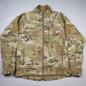 Beyond Clothing A5 Jacket Mens Medium Camo Softshell Tactical Polartec Fleece - Picture 1 of 18