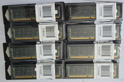 Accortec 16GB 2RX4 DDR3 RDIMM 1600MHZ LV Memory Module, AOR-A6994465-ACC, 8PCS - Image 1 of 4
