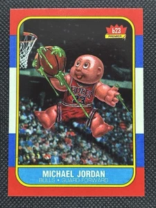 Michael Jordan KIRAGOMIKUN Fleer Rookie Garbage Pail Kids Parody GPK - Picture 1 of 2