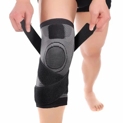 Almohadilla de soporte para funda de compresión de rodilla de 1 pieza para dolor articular deportivo artritis Foto 1 de 4