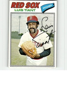 LUIS TIANT 1977 Topps #258 B1005AR3S105P22 FREE SHIPPING - Picture 1 of 2