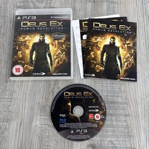 Deus Ex: Human Revolution PS3 Square Enix PlayStation 3 CIB Complete Manual Mint - Picture 1 of 7