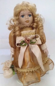 Taizhou Hisource International-Collectible in Porcelain Doll 12” Tall  Free Ship - Picture 1 of 7