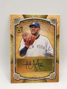 2013 Topps Supreme - Supreme Stylings Autographs CC Sabathia /50 - Bild 1 von 2