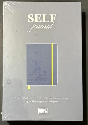 New & Sealed Self Journal Best Self Daily Journal Planner Flagship Edition Navy - Image 1 of 4