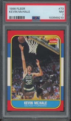 Baloncesto Fleer 1986 #73 Kevin McHale casi nuevo PSA 7 Foto 1 de 2