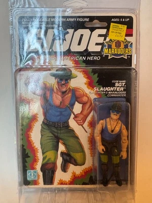 1989 Hasbro GI Joe Sgt Slaughter Marauders boneco MOC cardado - Imagem 1 de 4