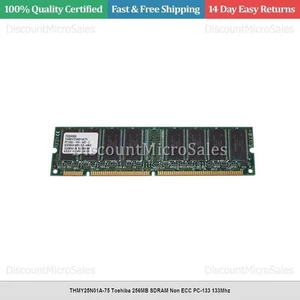 THMY25N01A-75 Toshiba 256MB SDRAM Non ECC PC-133 133Mhz - Picture 1 of 1