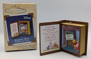 Winnie The Pooh School Days 2002 Hallmark Christmas Tree Ornament - Picture 1 of 3