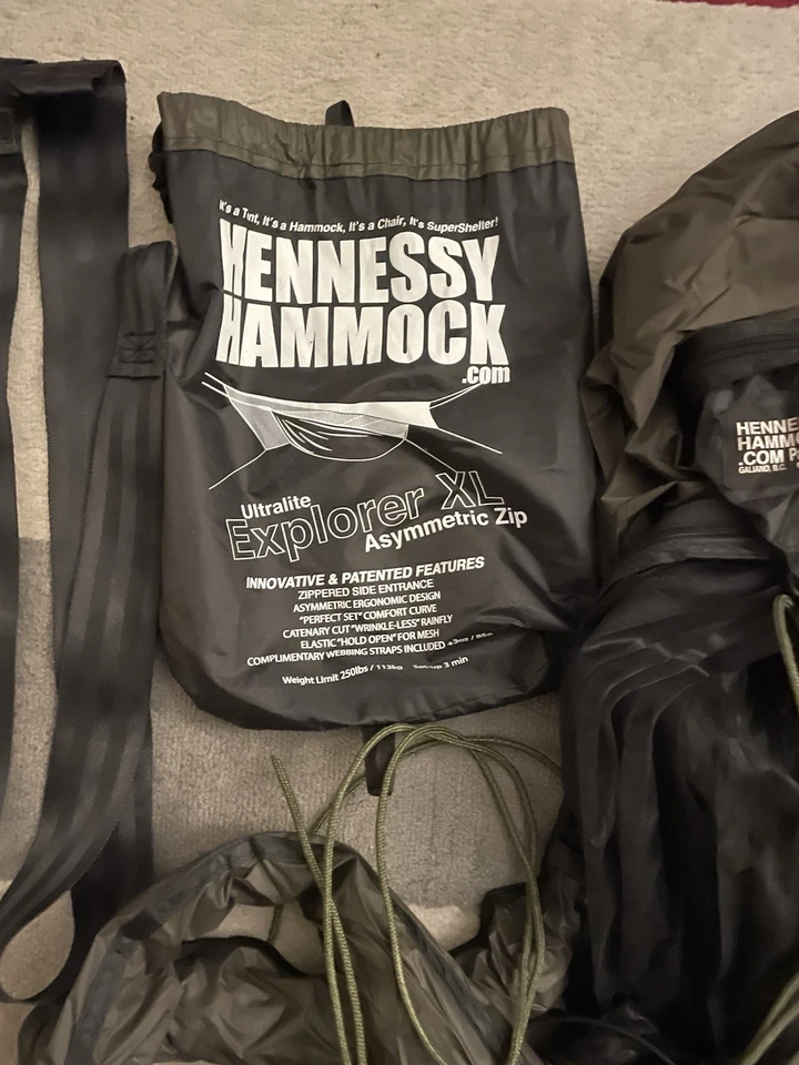 Hennessy Hammock Explorer Asym Zip Ultralite XL - Image 1 of 2