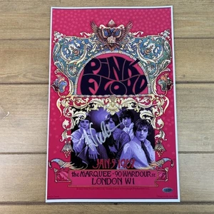 Pink Floyd (Nick Mason) handsigniertes 11x17 Mini Konzert Poster 1967 COA Hologramm - Bild 1 von 7