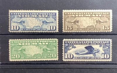 U.S. Stamps SC #C7-C10. 1926-1927  10-20¢ Airmail. MNH F/VF - Image 1 of 3
